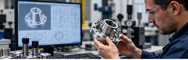 İşlenmiş parçanın CAD çizimiyle karşılaştırılarak kontrol edilmesi