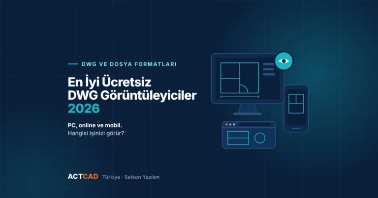En iyi ücretsiz DWG görüntüleyiciler 2026 – bilgisayar, tarayıcı ve telefonda DWG çizimi görüntüleme